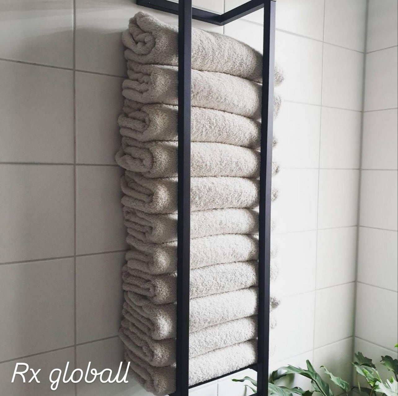 Pack 3 Pièces | Organisateur Salle de Bain Acier Noir Mat