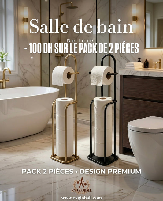 Porte-Papier Toilette Design Luxe – Sans Perçage
